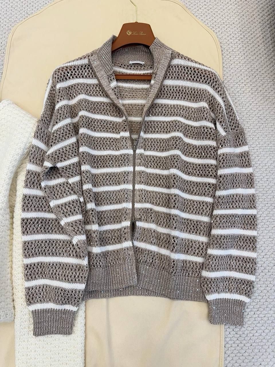 Полосатый джемпер Brunello Cucinelli