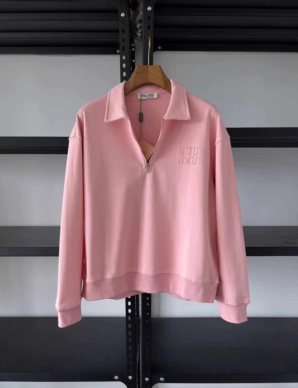 Джемпер Miu Miu с полузипом