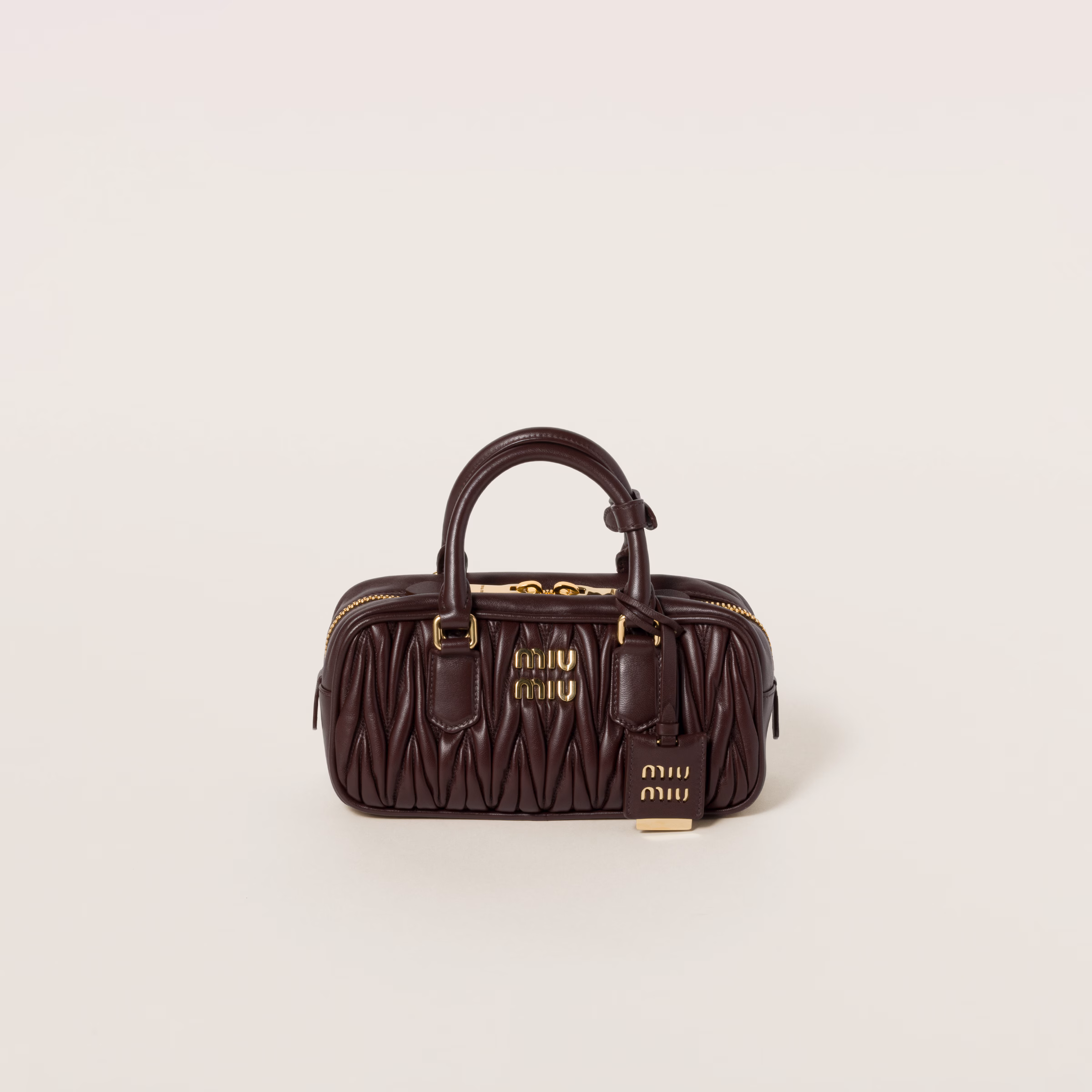 Miu Miu Arcadie Matelassé (темно-коричневый)