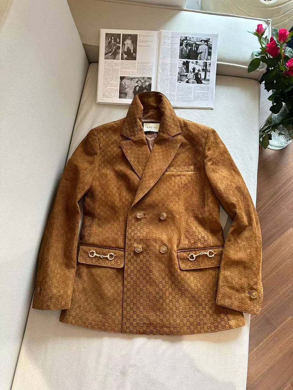 Жакет Gucci из замши